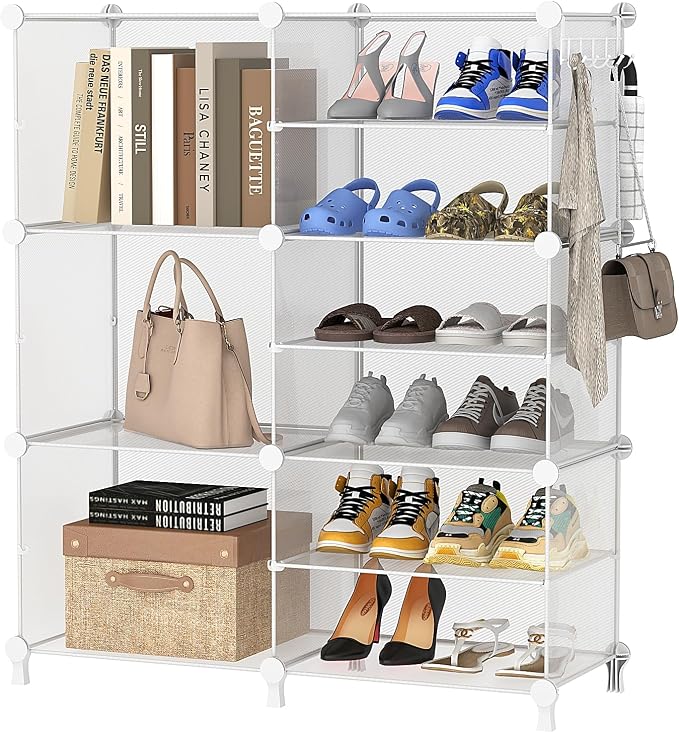 AWTATOS Closet Organizer 6 Cube Storage Shelves Portable Closet Clothes - Image 6
