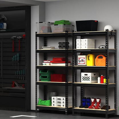 PrimeZone Storage Shelves, 27.5" W X 12" D X 59" H Adjustable Metal Heavy Duty - Image 2