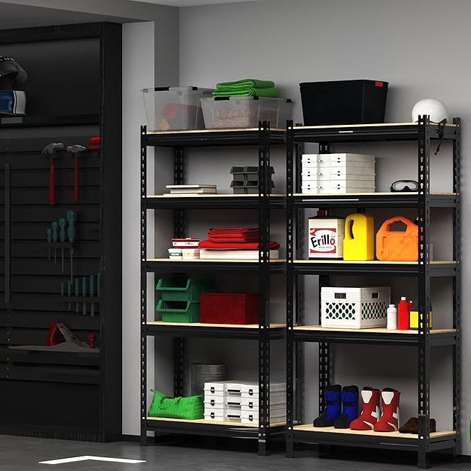 PrimeZone 32" W x 16" D x 63" H Storage Shelves - Image 9