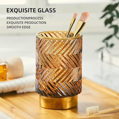 Makeup Brush Holder Organizer, Toothbrush Holders, Desk Pen Pencil Holder - Image 8
