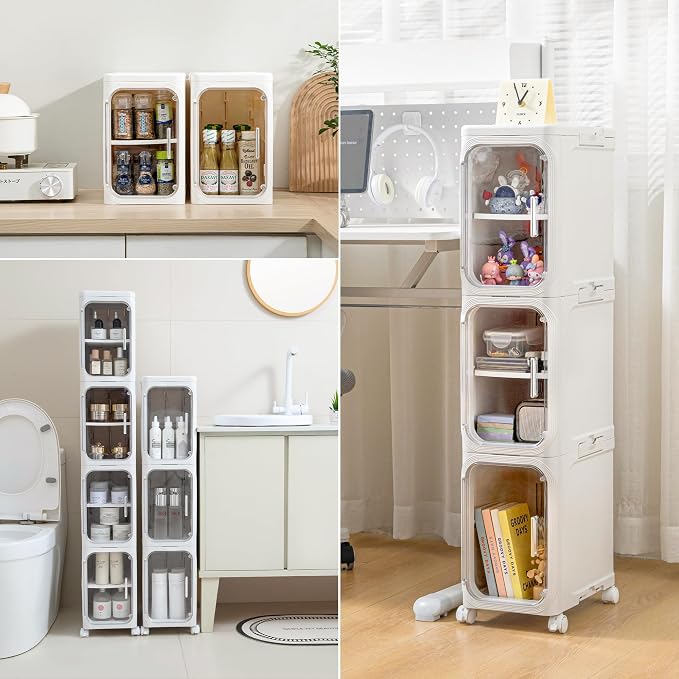 Narrow Bathroom Storage Cabinet - Image 7