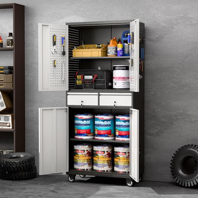 Aobabo Metal Storage Cabinet - Image 8