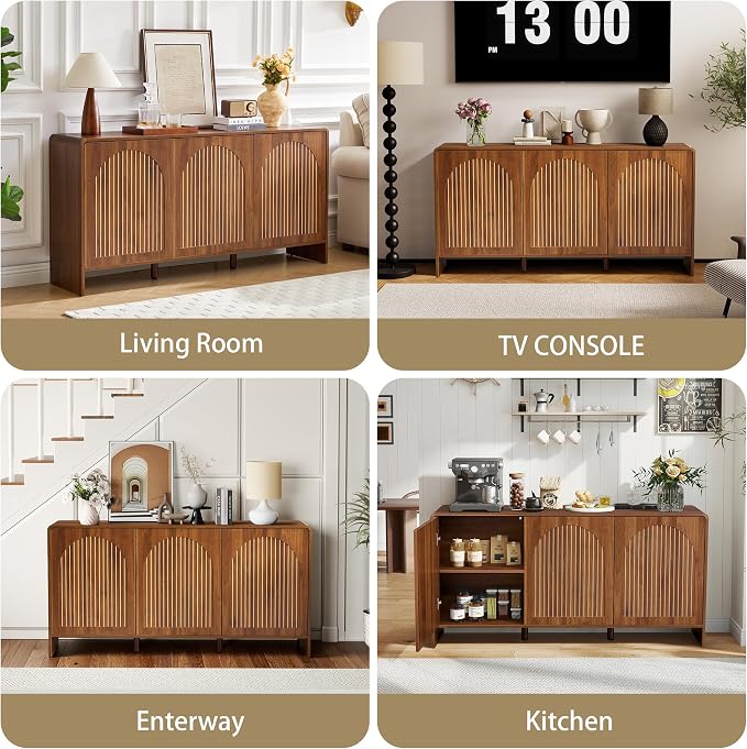59" Sideboard Buffet Cabinet - Image 5