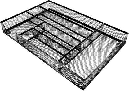 Desk Drawer Organizer Metal Mesh Drawer Organizer Tray by Coasdigi