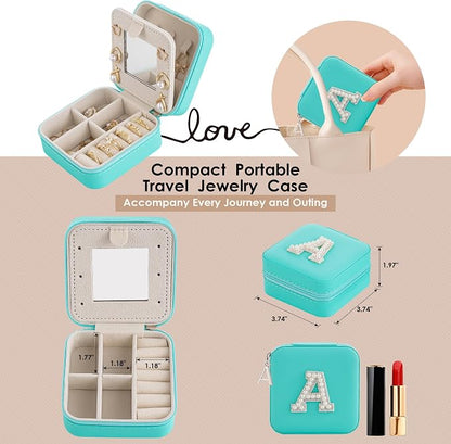 Birthday Gifts For Women, Initial Jewelry Box, Travel Jewelry Case, Gifts for - Image 4