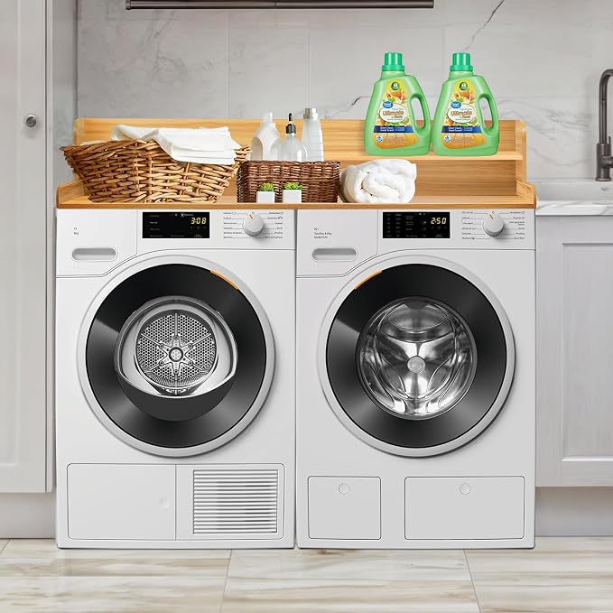 Royxen Laundry Countertop with 2-Tier Shelf Universal Fit, Washer and Dryer - Image 2