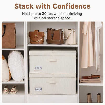 StorageWorks 55L Extra Large Fabric Storage Bins - Image 4
