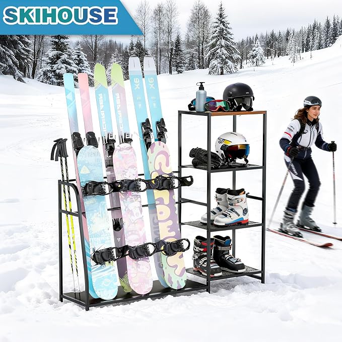 Ski-Snowboard Storage Rack Holder - Image 8