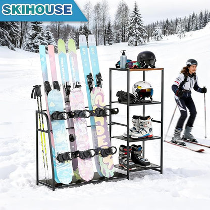 Ski-Snowboard Storage Rack Holder - Image 8