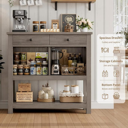 HOSTACK Farmhouse Console Table - Image 10