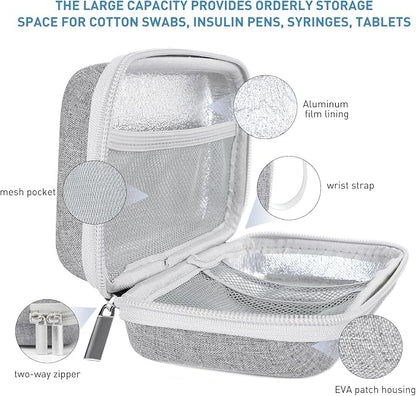 Insulin Cooler Travel Case, EVA Insulation Travel Medicine Kit - Image 4