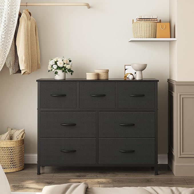 OLIXIS Black Dresser for Bedroom - Image 2