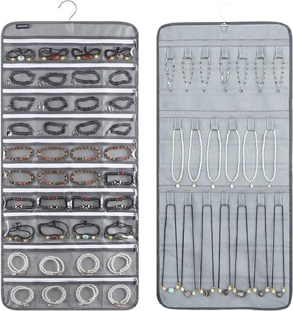 Dual-sided Hanging Jewelry Organizer by ANZORG