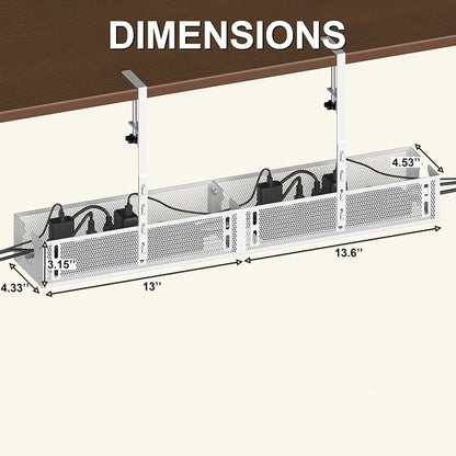 Under Desk Cable Management Tray - Image 5
