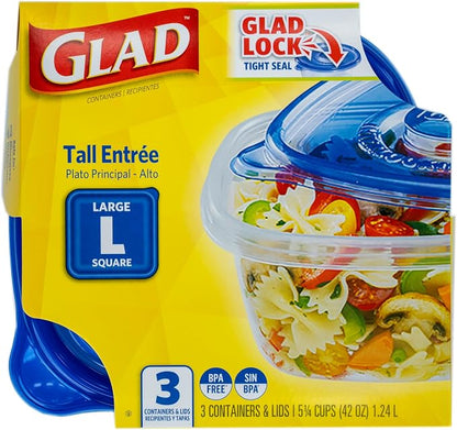 Glad GladWare Tall Entree Food Storage Containers - Image 3