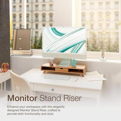 TINAMO Acacia Wood Monitor Stand - Image 6