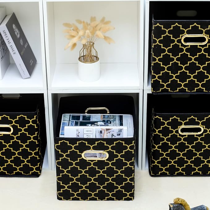 Fabric storage bins Cubes, Fabric Cube Organizer - Image 5