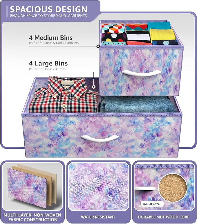Sorbus Dresser with 8 Drawers - Image 5