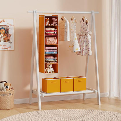 MAX Houser 6-Shelf Hanging Closet Organizer, Hanging Storage Shelves - Image 5