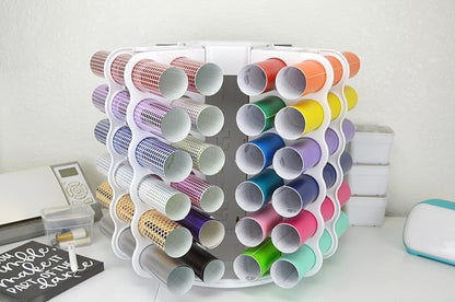 ArtBin 6867AG Rotating Vinyl Storage Tower, Vinyl Sheet Organizer Stores Up to - Image 2