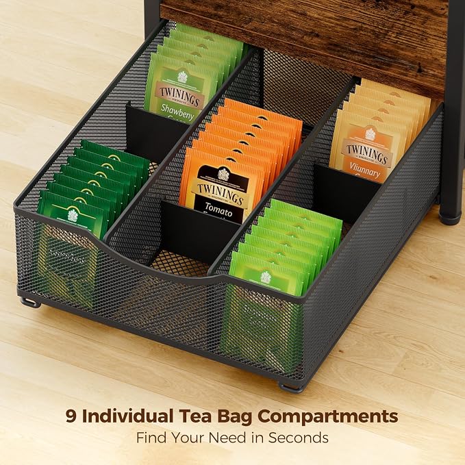 Plaviya 3-Tier Tea Bag Organizer - Image 4