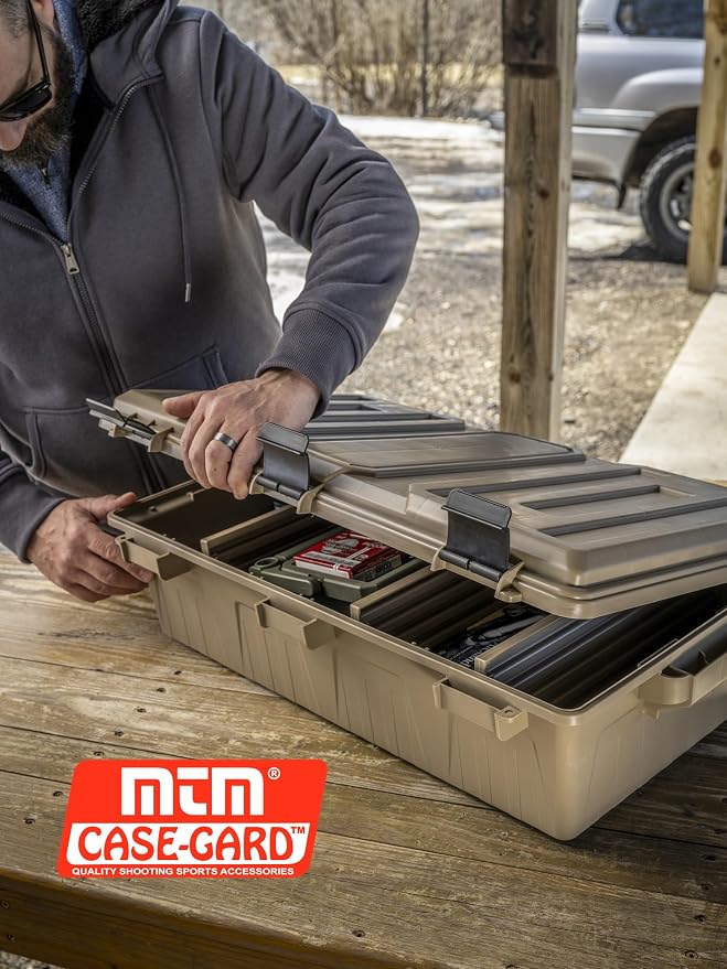 MTM ACDC50, Divided Ammo Crate Utility Box, Water Resistant, Ammo Storage Box - Image 10