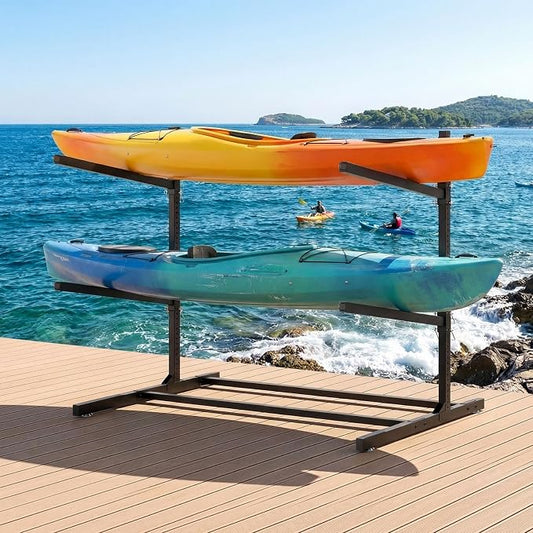 LILYPELLE Kayak Storage Rack, Heavy Duty Kayak Rack, Wall Mount, Freestanding by LILYPELLE