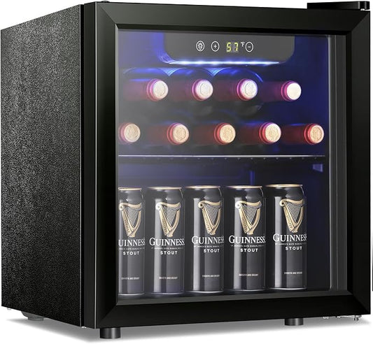 Antarctic Star 12 Bottle 48 Can Wine Cooler/Cabinet Beverage Refrigerator Mini by AntarcticStar