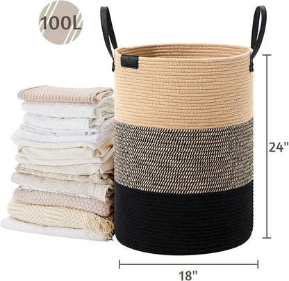 VIPOSCO Tall Laundry Basket, Large Dirty Clothes Hamper - Image 5
