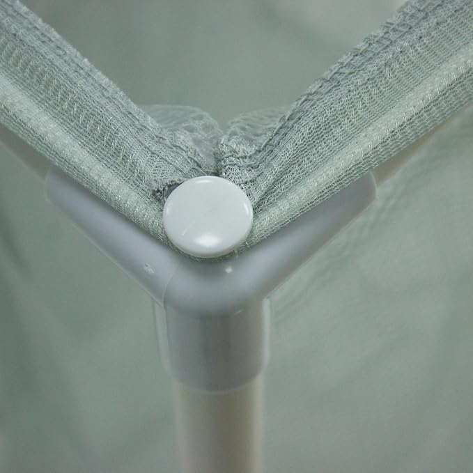 3-Bag Mesh Rolling Laundry Sorter Cart, Easy Roll Casters, Space-Saving & - Image 6
