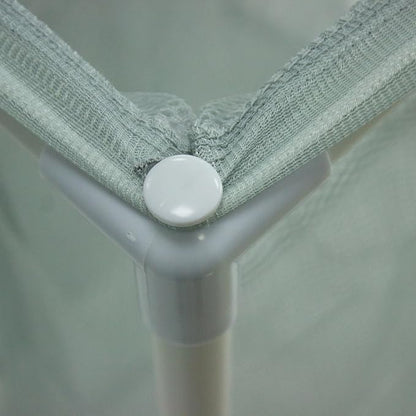 3-Bag Mesh Rolling Laundry Sorter Cart, Easy Roll Casters, Space-Saving & - Image 6