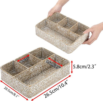 BTSKY Desk Drawer Organizer Tray, Coffee Station Organizer Tea Bag Organizer - Image 3