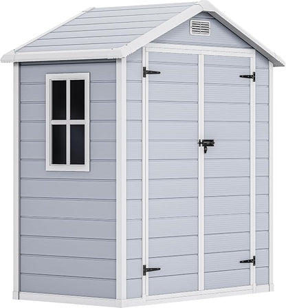 DWVO 6X4FT Resin Storage Shed - Image 8