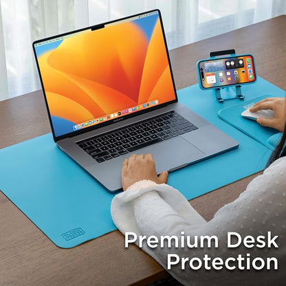 Black+Decker Faux Leather Desk Mat - Image 4