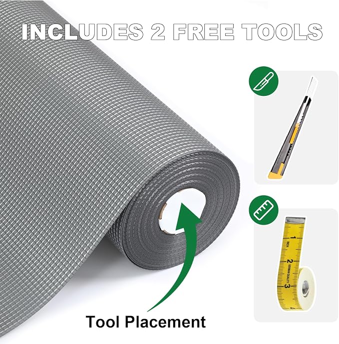 Upgrade 100% EVA Shelf Liner for Kitchen Cabinet 12" x 240" Refrigerator Liners - Image 8