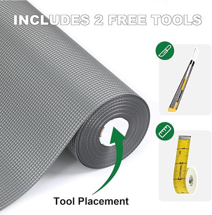 Upgrade 100% EVA Shelf Liner for Kitchen Cabinet 12" x 118.1" Refrigerator - Image 4