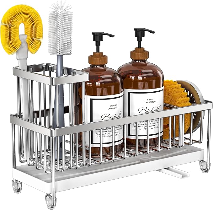 Cisily Extra Large Silver Sponge Holder - Image 8