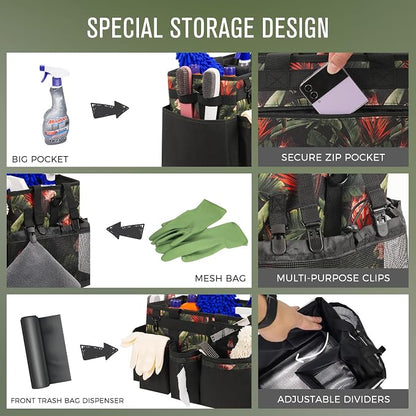 Wearable Cleaning Caddy, Cleaning Caddy Supplies Organizer - Image 2