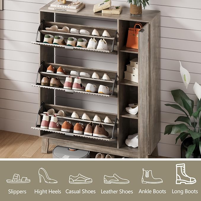 Shoe Cabinet Storage for Entryway - Image 4