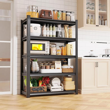 Set of 3 Garage Shelving 5-Tier Heavy Duty Storage Shelves, Adjustable Metal - Image 2