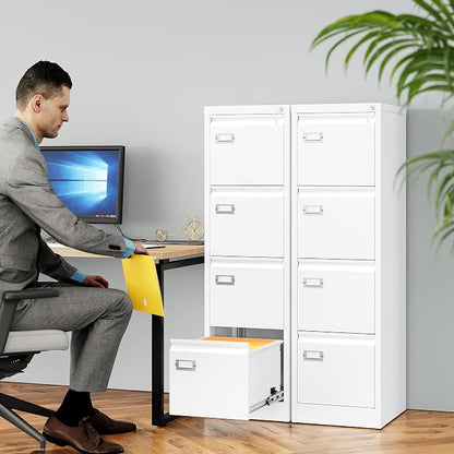 SISESOL 4 Drawer File Cabinet - Image 2