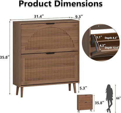 BORNOON Shoe Cabinet for Entryway - Image 2