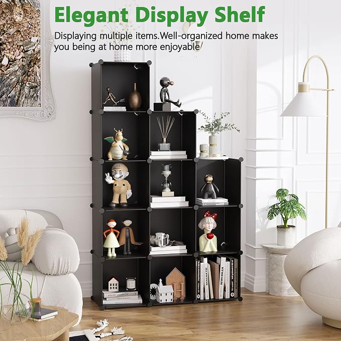 C&AHOME Cube Storage Organizer, 12-Cube Shelves Units, Closet Cabinet, DIY - Image 2