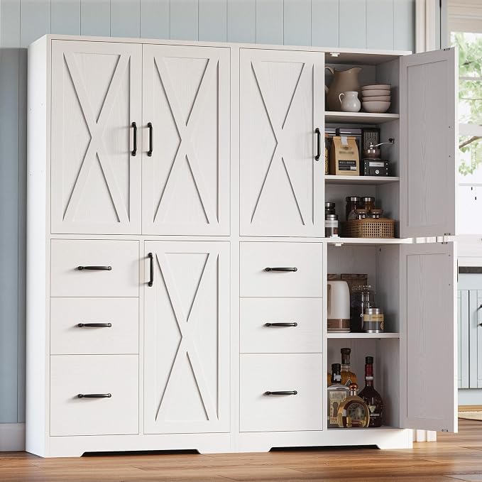 IRONCK Pantry Cabinet, Kitchen Storage Cabinet - Image 3