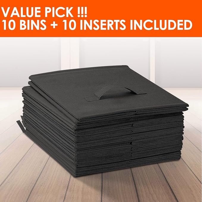 Criusia Storage Cubes, 11 Inch Clothes Storage Bins - Image 7