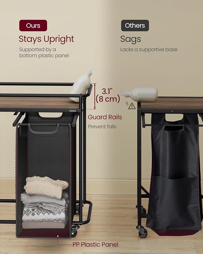 VASAGLE Laundry Sorter, Laundry Hamper - Image 4