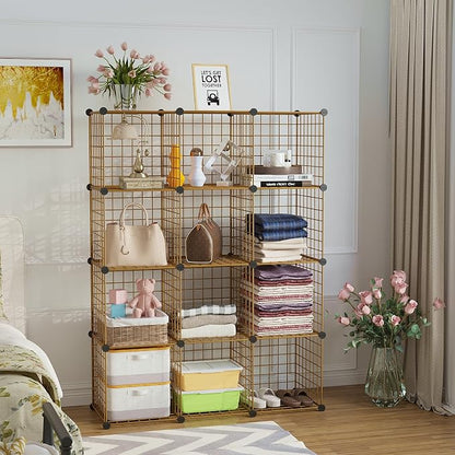 C&AHOME Wire Cube Storage, 12 - Image 2