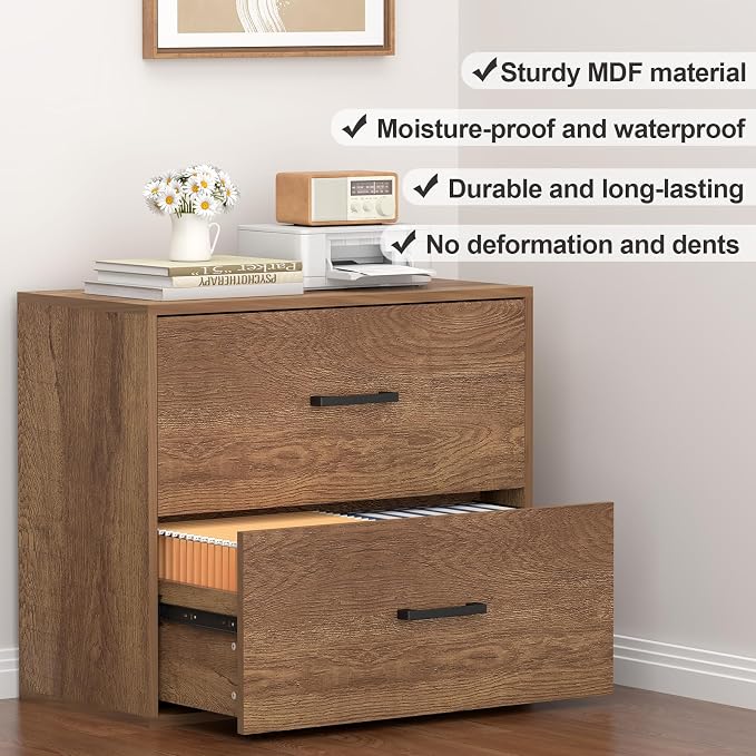 Lateral File Cabinet, 2 Drawer File Cabinets - Image 7