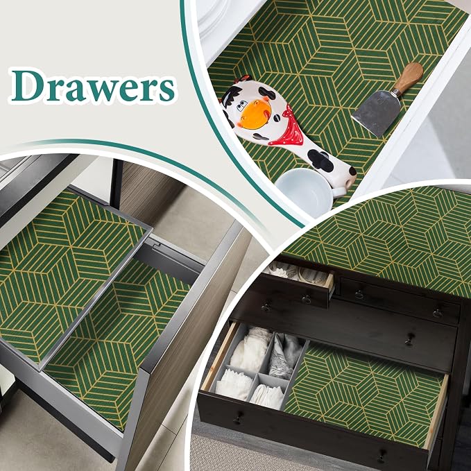 Shelf Liners for Kitchen Cabinets 23.6in x 20FT, Non Adhesive Cabinet Liner - Image 5