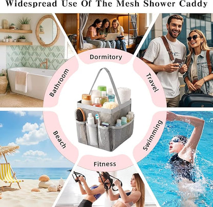 Mesh Shower Caddy, Portable Shower Caddy Bag - Image 7
